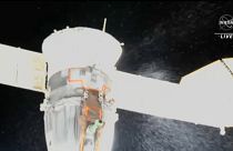 La nave Soyuz acoplada a la Estación Espacial Internacional 15/12/2022