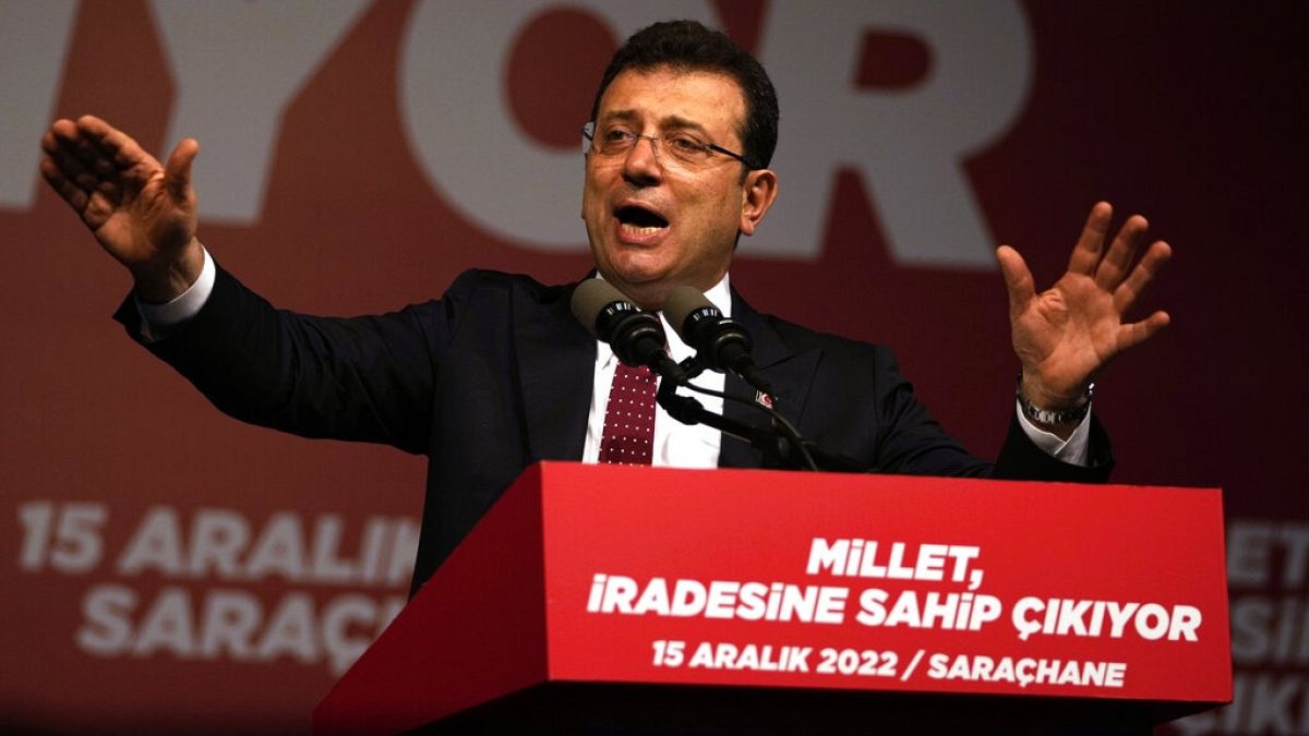Ekrem Imamoglu, alcalde de Estambul.