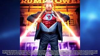 Trump as superhero
