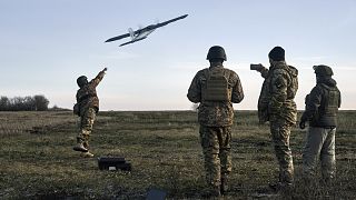 Иллюстрационное фото. Запуск украинскими военными дронов близ Бахмута