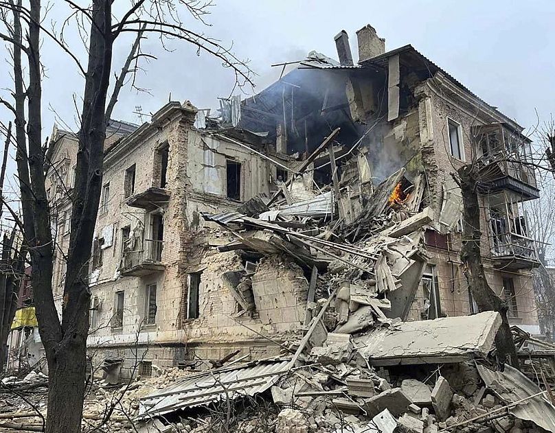Ukrainian Emergency Service via AP Photo