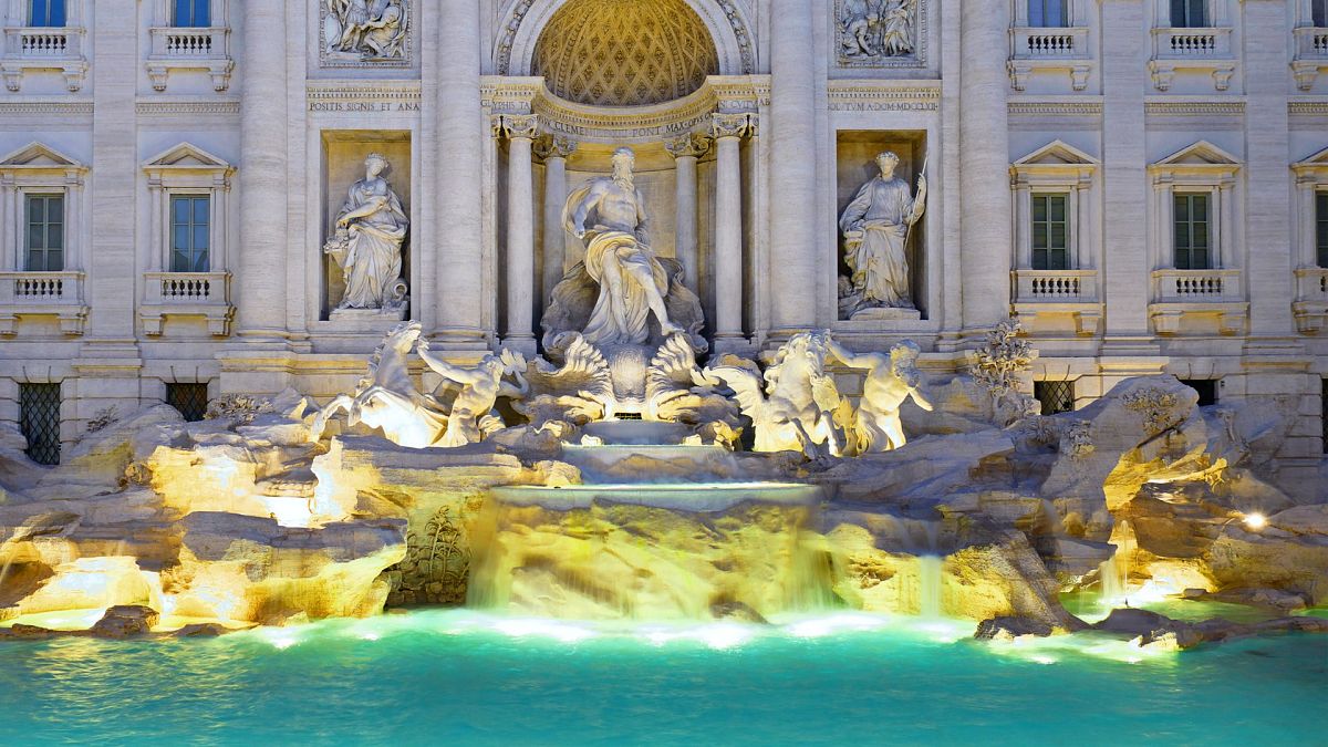 Built between 1732 and 1762, the Trevi Fountain is one of Rome’s most iconic sights. 