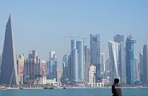 مشهد عام للعاصمة القطرية، الدوحة، 22 نوفمبر 2022.