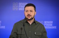 Volodimir Zelenszkij egy november végi kijevi sajtótájékoztatón