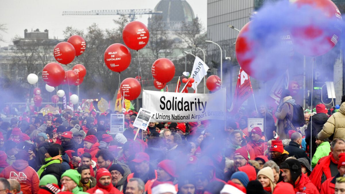 Διαδήλωση στις Βρυξέλλες