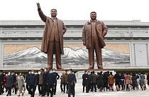 11º aniversário da morte do líder Kim Jong-il na Coreia do Norte