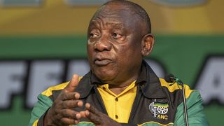 South African president Cyril Ramaphosa seeks re-election