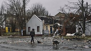 Княжичи Киевской области Украины после российского обстрела