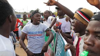 Anti-Regierungsproteste in Monrovia, der Hauptstadt Liberias.