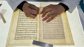 Im irakischen Nationalmuseum gibt es Schriften auf Arabisch, Persisch, Türkisch, Hebräisch und Kurdisch