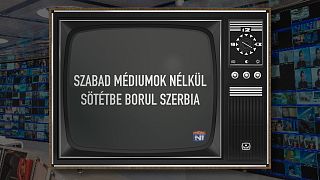 "Szabad médiumok nélkül sötétbe borul Szerbia" – a szerbiai Nova S és az N1 televízió 24 órán át nem sugárzott műsort