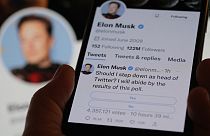 Sur son compte Twitter, Elon Musk a mis au vote sa démission.