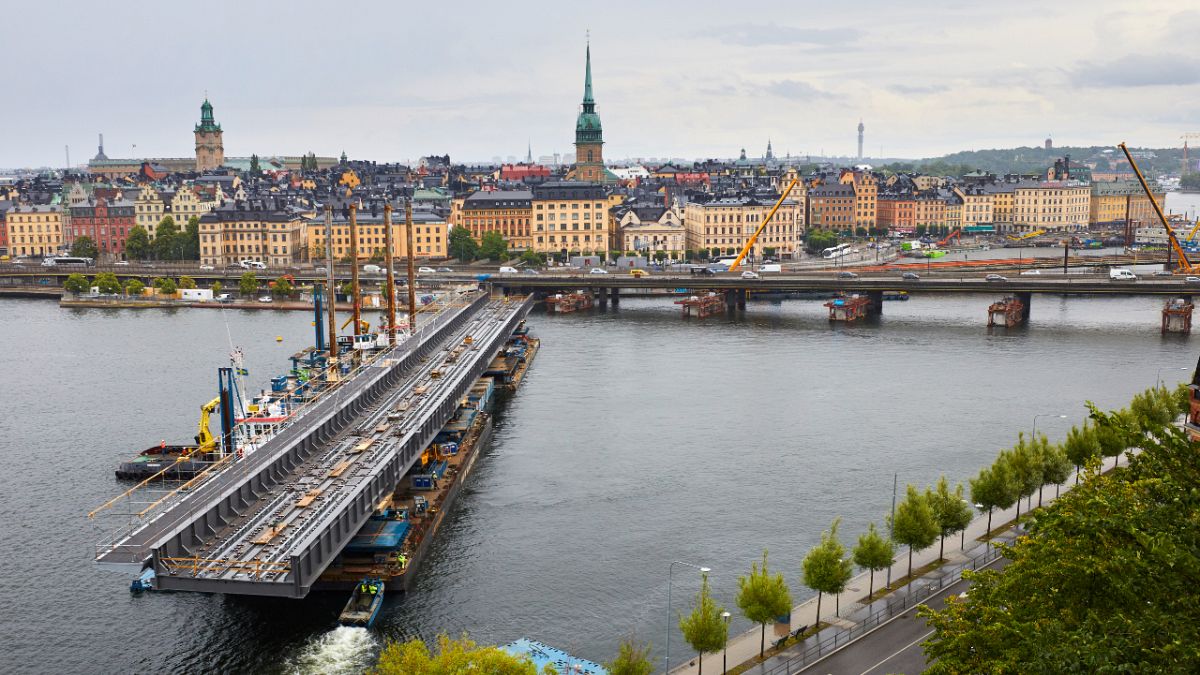 صورة أرشيفية لمنظر عام في العاصمة السويدية، ستوكهولم، 15 يوليو 2019