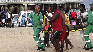Three swimmers killed by massive wave at South Africa beach