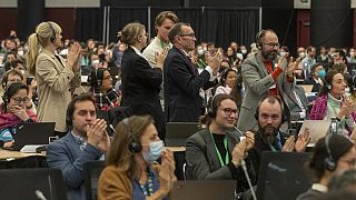 Applaus nach der Einigung auf eine gemeinsame Abschlusserklärung bei der COP15 in Montreal