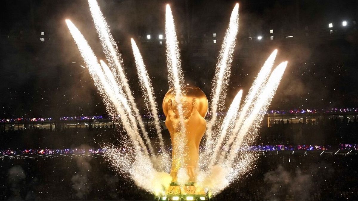 الألعاب النارية التي سبقت كل مباراة من بطولة كأس العالم قطر 2022