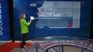 Sasha Vakulina sur le plateau d'Euronews