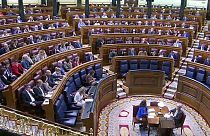 Congreso de los Diputados en Madrid (España).
