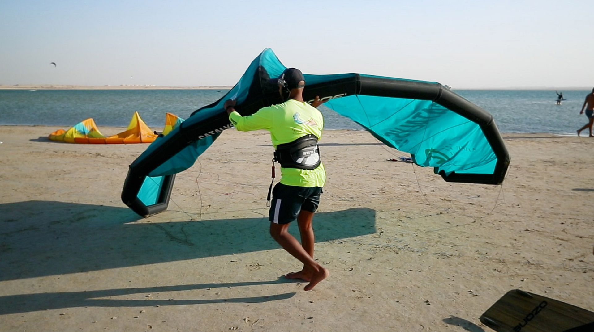 Meet the kitesurfing instructor harnessing the wind and waves in Qatar