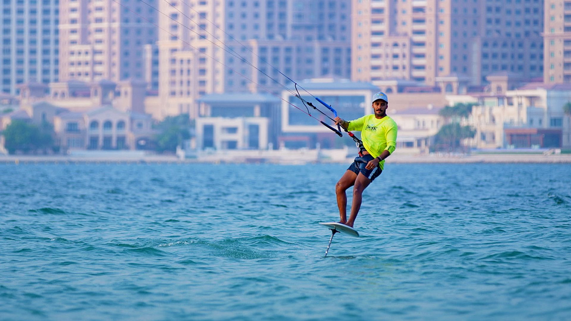 Meet the kitesurfing instructor harnessing the wind and waves in Qatar