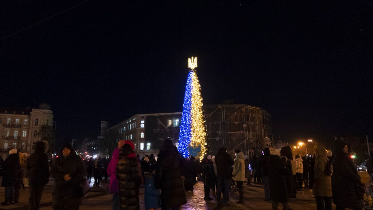 Χριστουγεννιάτικο δέντρο στο κέντρο του Κιέβου