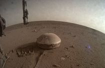 The last image sent from NASA's InSight lander