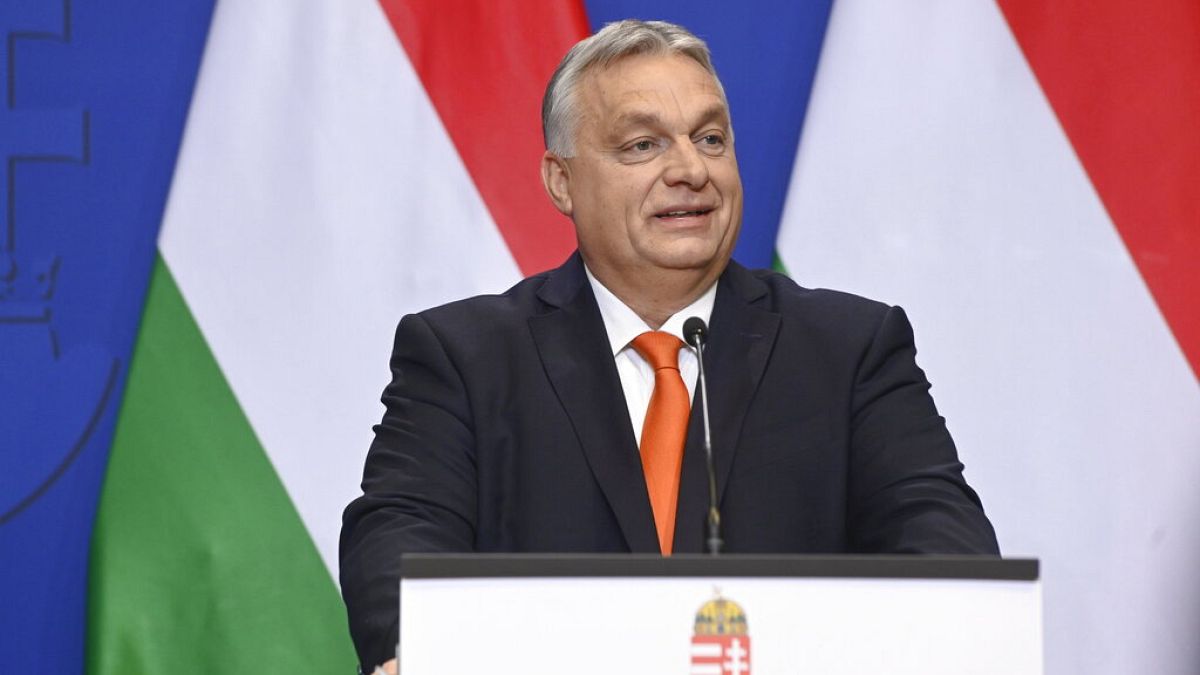 Orbán Viktor miniszterelnök az év végi sajtótájékoztatón 2022. december 21-én