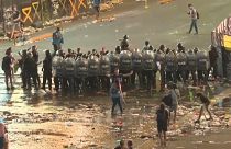 Des affrontements à Buenos Aires après les célébrations de l'équipe nationale de football
