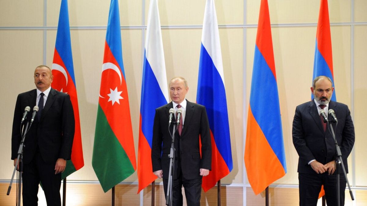 Aliyev, Putin ve Paşinyan