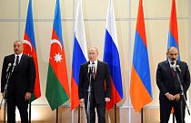 Paşinyan, Aliyev ve Putin