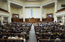 Archív fotó: ülésezik az ukrán parlament
