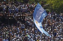 Millions lined the streets of the capital, Buenos Aires, to celebrate Argentina's world cup victory