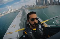Hava akrobasisi pilotu Hüsam Gamal, XDubai desteğiyle gökyüzüne geri döndü