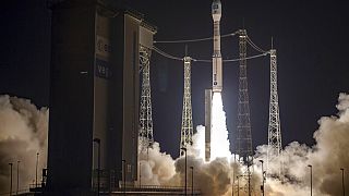 Le lancement de la fusée européenne VEGA-C, Kourou, Guyane française, le 21 décembre 2022