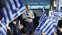 Ο πρωθυπουργός, Κυριάκος Μητσοτάκης στη Χειμάρρα