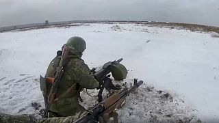 Orosz katonák belorusz hadgyakorlaton