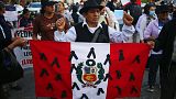 Manifestación de partidarios de Castillo en Lima