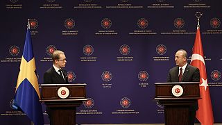 Dışişleri Bakanı Çavuşoğlu ve  İsveç Dışişleri Bakanı Billström Ankara'da ortak basın toplantısı düzenledi