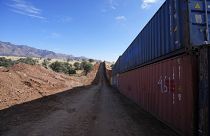 Az arizonai konténerfal a mexikói határon