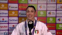 Die italienische Judoka Alice Bellandi holte in Jerusalem Gold