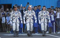 Soyuz kapsülü ile uzaya giden Rus kozmonotlar