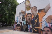 New mural in Buenos Aires honors World Cup winners.