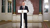 ¨Wladimir Putin vor dem Nationalen Sicherheitsrat