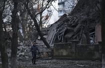 Краматорск второй раз за два дня подвергся российскому ракетному обстрелу, лекабрь 2022 г. 