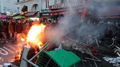 اشتباكات في باريس