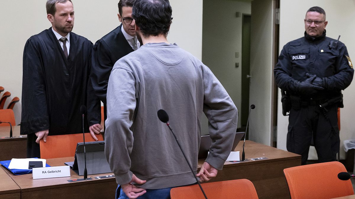 A vádlott a müncheni bíróság előtt
