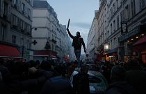 Tüntetők Párizsban