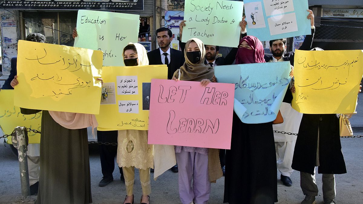 Solidaritäts-Demo in Quetta, Westpakistan