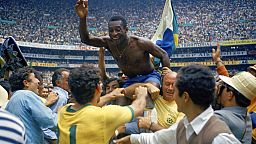 Le footballeur Pelé, le 21/06/1970