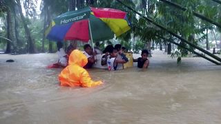 Recent flooding in the Philippines.